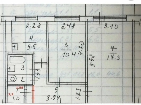 Продам двухкомнатную (2-комн.) квартиру, Садовая (Львовский мкр.) ул, 37, Подольск г