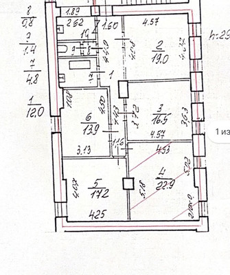 Продам комнату в 5-комн. квартире, Лиговский пр-кт, 93, Санкт-Петербург г