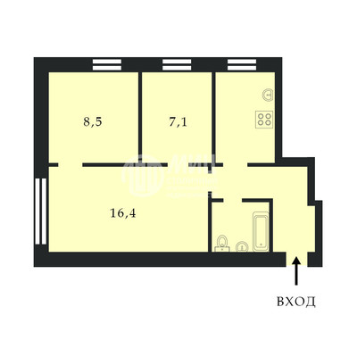 Продам трехкомнатную (3-комн.) квартиру, Скаковая ул, 18А, Москва г