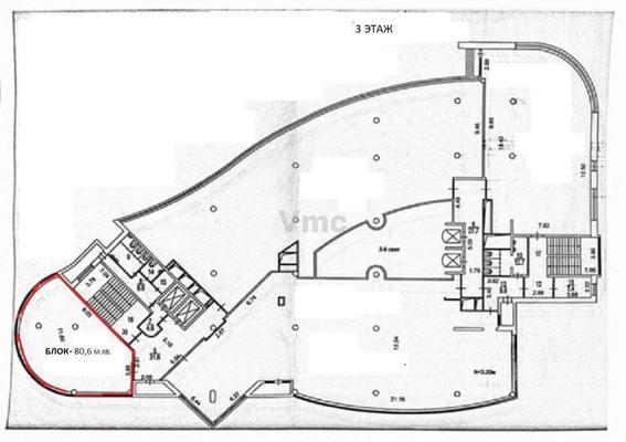 Сдам коммерческое помещение 80,6 м2, Дербеневская ул, 15Б, Москва г