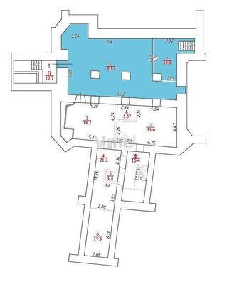 Сдам коммерческое помещение 110 м2, Столовый пер, 6, Москва г