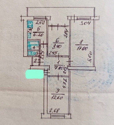 Продам трехкомнатную (3-комн.) квартиру, Аральская ул, 71, Симферополь г
