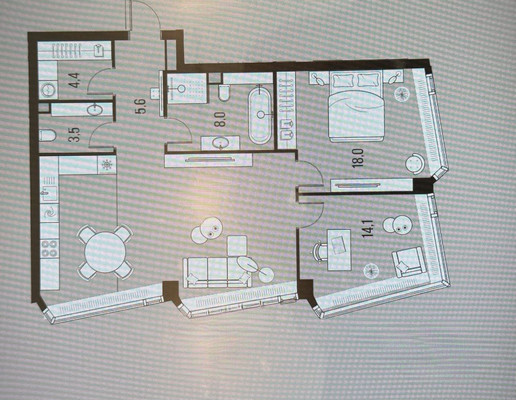 Продам трехкомнатную (3-комн.) квартиру, Летниковская ул, 11к1, Москва г