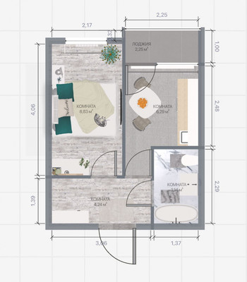 Продам однокомнатную (1-комн.) квартиру, Таганрогская ул, 132к4, Ростов-на-Дону г
