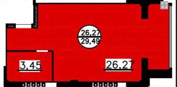 Продам однокомнатную (1-комн.) квартиру, им. Мусоргского М.П. ул, 3, Краснодар г
