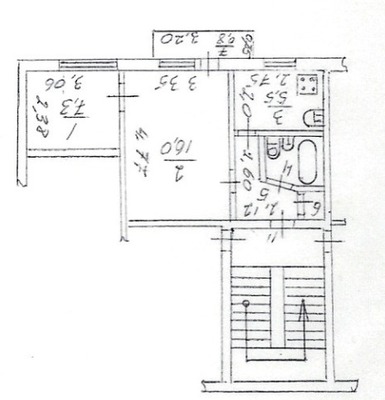 Продам двухкомнатную (2-комн.) квартиру, Ляпидевского ул, 72, Тихорецк г