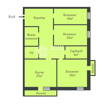 Продам трехкомнатную (3-комн.) квартиру, Силикат мкр, 12А, Котельники г