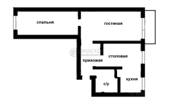Продам трехкомнатную (3-комн.) квартиру, Пулковская ул, 3к1, Москва г
