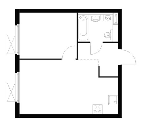 Сдам однокомнатную (1-комн.) квартиру, Наличная ул, 36к1, Санкт-Петербург г