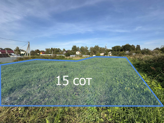 Продам участок 15 соток, ИЖС, Бунятино д, 0 км от города