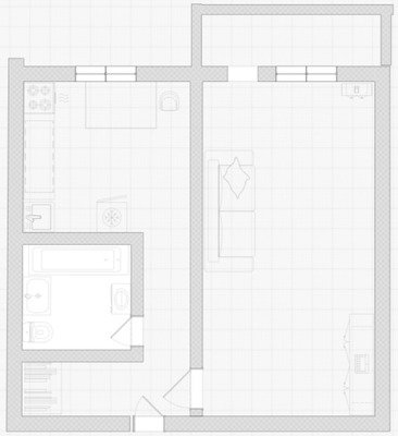 Продам однокомнатную (1-комн.) квартиру, Клубная ул, 29, Бакшеево п