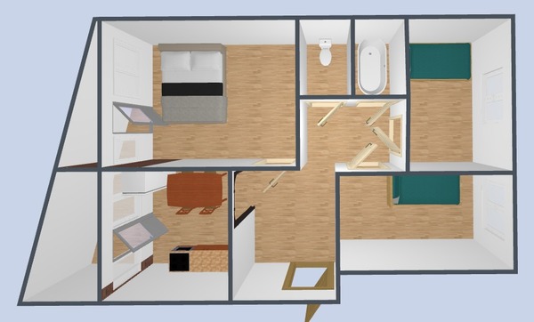 Продам трехкомнатную (3-комн.) квартиру, Центральная ул, 26, Фокино г