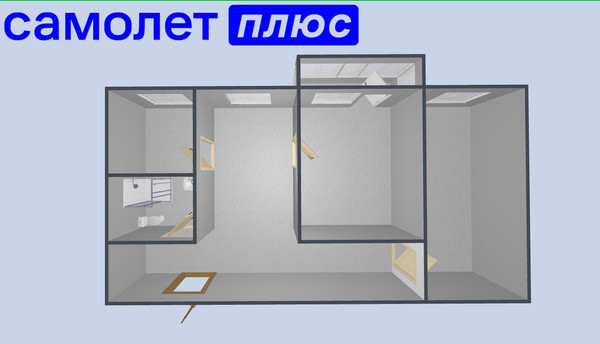 Продам трехкомнатную (3-комн.) квартиру, Комсомольская ул, 15, Фокино г