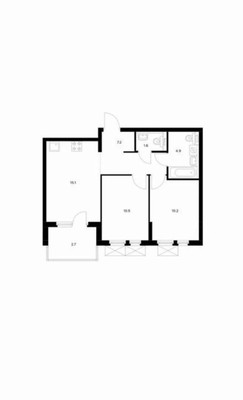 Продам двухкомнатную (2-комн.) квартиру, Мурата Ахеджака ул, 5, Новороссийск г