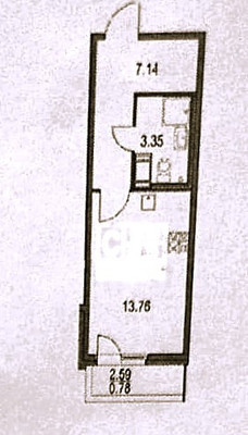 Продам однокомнатную (1-комн.) квартиру, Богатырский пр-кт, 2, Санкт-Петербург г