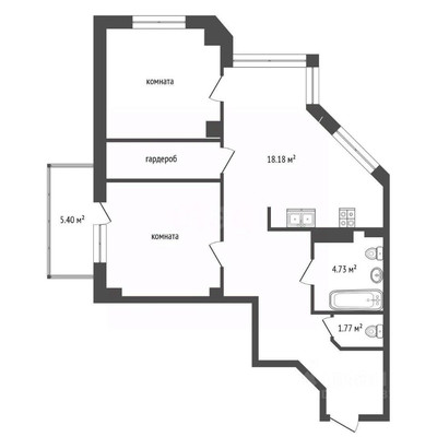 Продам трехкомнатную (3-комн.) квартиру, Доломановский пер, 116, Ростов-на-Дону г