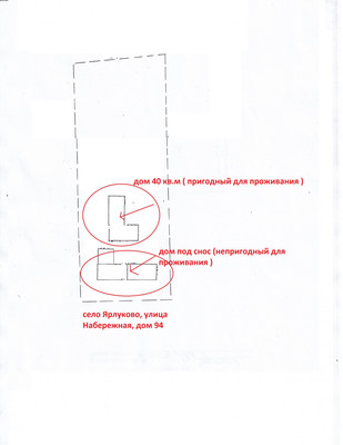 Продам дом, Набережная ул, 94, Ярлуково с, 0 км от города