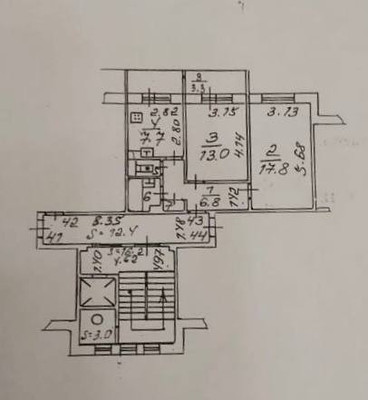 Продам двухкомнатную (2-комн.) квартиру, Парковый проезд, 6, Кузнечики п