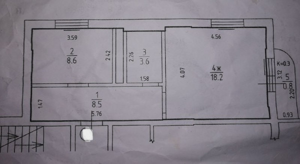 Продам однокомнатную (1-комн.) квартиру, Судостроительная ул, 87, Калининград г
