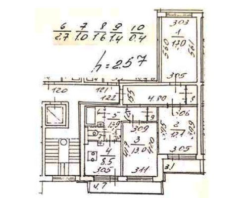 Продам трехкомнатную (3-комн.) квартиру, Джона Рида ул, 1к1, Санкт-Петербург г