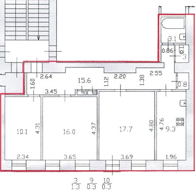 Продам трехкомнатную (3-комн.) квартиру, Киевская ул, 14, Санкт-Петербург г