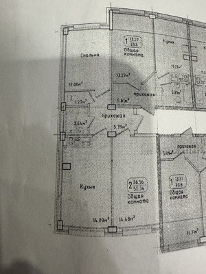Продам двухкомнатную (2-комн.) квартиру, Луговая ул, 71к4, Яблоновский пгт