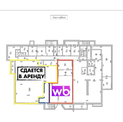 Сдам коммерческое помещение 260 м2, Мира ул, 6, Мурманск г
