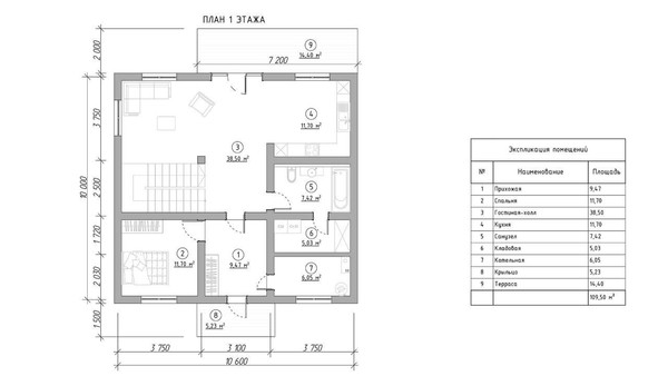 Продам коттедж, Сосновский-1 проезд, 10, Сосново п, 0 км от города