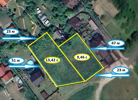 Продам участок 22,88 соток, ИЖС, 63, Стрелково д, 0 км от города
