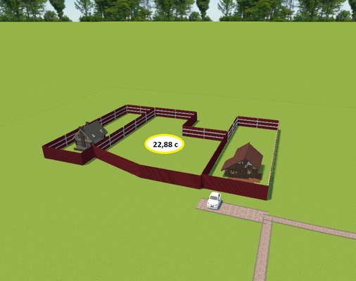 Продам участок 22,88 соток, ИЖС, 63, Стрелково д, 0 км от города