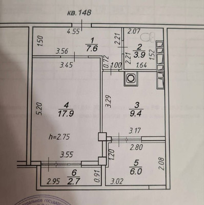 Продам однокомнатную (1-комн.) квартиру, Ленина пр-кт, 91кА, Новороссийск г