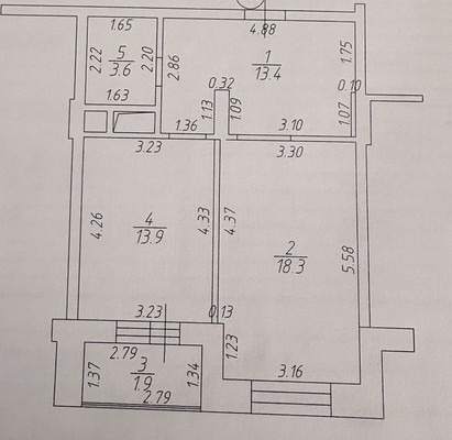 Продам двухкомнатную (2-комн.) квартиру, Достоевского ул, 57, Казань г