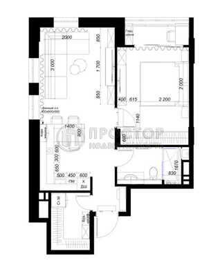Продам однокомнатную (1-комн.) квартиру, Прокшинский пр-кт, 12, Сосенское п