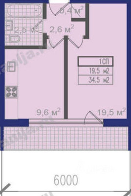 Продам однокомнатную (1-комн.) квартиру, Судостроительная ул, 28к1, Москва г