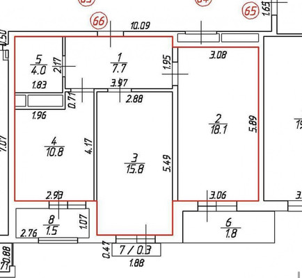 Продам двухкомнатную (2-комн.) квартиру, им. 60-летия СССР ул, 22к3, Евпатория г
