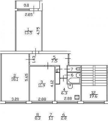Продам трехкомнатную (3-комн.) квартиру, Просвещения пр-кт, 24к2, Санкт-Петербург г