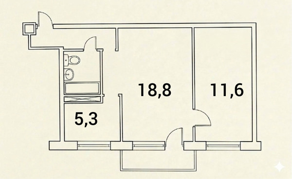 Продам двухкомнатную (2-комн.) квартиру, Советская ул, 100А, Глазово д