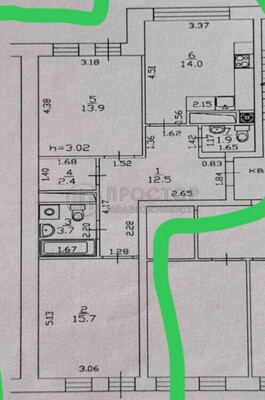 Продам двухкомнатную (2-комн.) квартиру, Нильса Бора ул, 12, Десеновское п