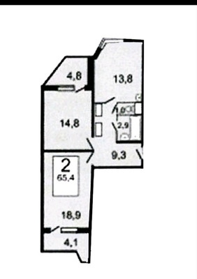 Сдам двухкомнатную (2-комн.) квартиру, Южная ул, 23, Дрожжино рп