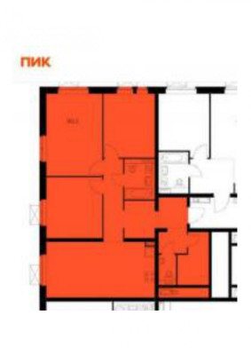 Продам трехкомнатную (3-комн.) квартиру, Амурская ул, 2Ак2, Москва г