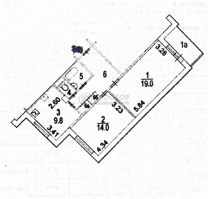 Продам двухкомнатную (2-комн.) квартиру, Литовский б-р, 15к1, Москва г