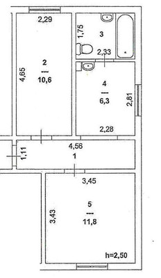 Продам двухкомнатную (2-комн.) квартиру, Садовая ул, 2, Ханты-Мансийск г
