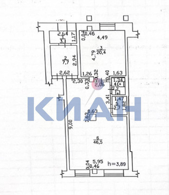Сдам коммерческое помещение 77,2 м2, Авиаторов ул, 33, Красноярск г
