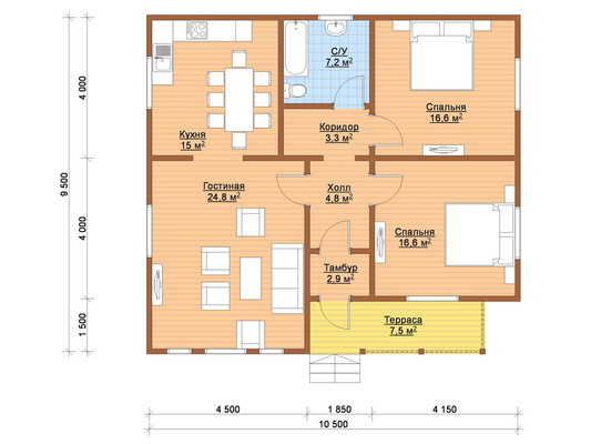 Продам дом, Центральная ул, 1, Степаньково д, 0 км от города