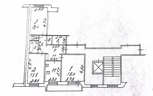 Продам трехкомнатную (3-комн.) квартиру, Университетский мкр, 30, Иркутск г