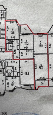 Продам трехкомнатную (3-комн.) квартиру, Вертолётчиков ул, 1, Москва г