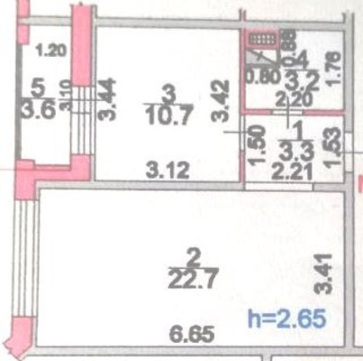 Продам однокомнатную (1-комн.) квартиру, Лутова ул, 6, Липецк г