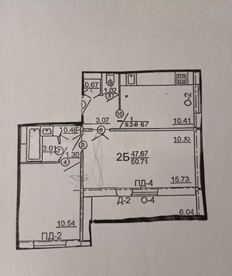 Продам двухкомнатную (2-комн.) квартиру, Думенко ул, 13кД, Ростов-на-Дону г