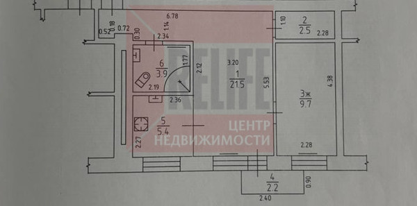 Продам двухкомнатную (2-комн.) квартиру, Космонавта Леонова ул, 52, Калининград г