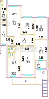 Продам коммерческое помещение 124,4 м2, Лухмановская ул, 29, Москва г